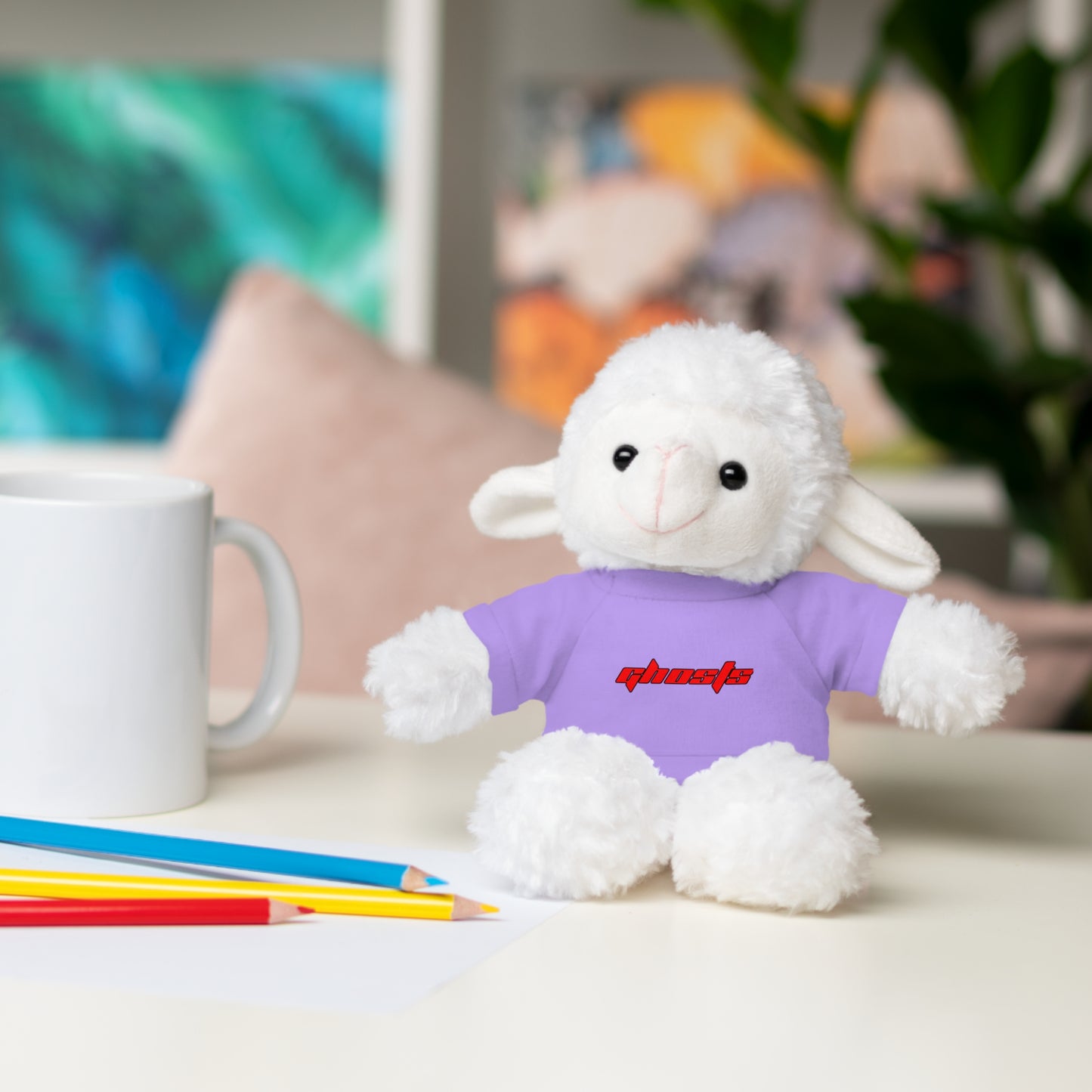 Stuffed Animals with Tee Red Letters