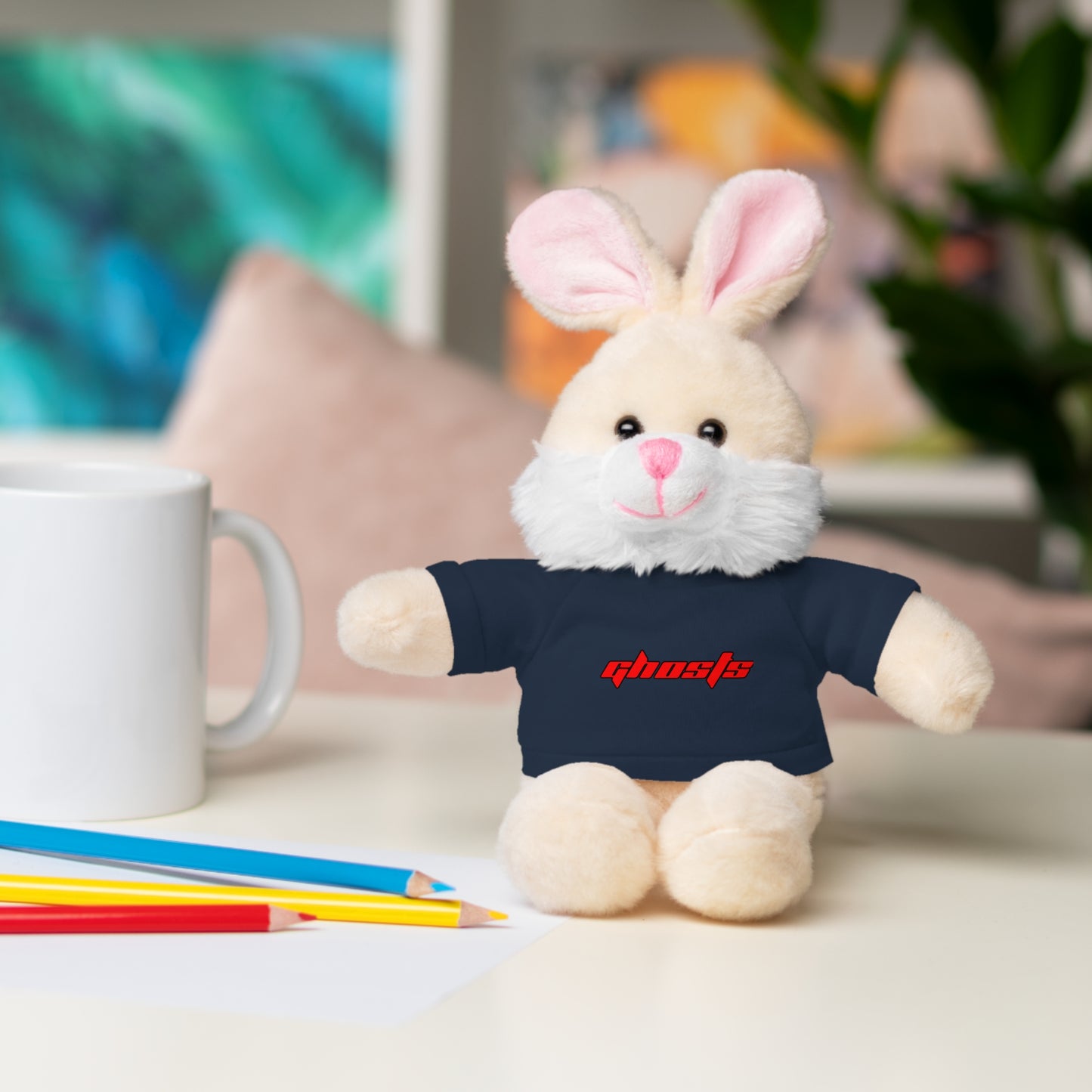 Stuffed Animals with Tee Red Letters