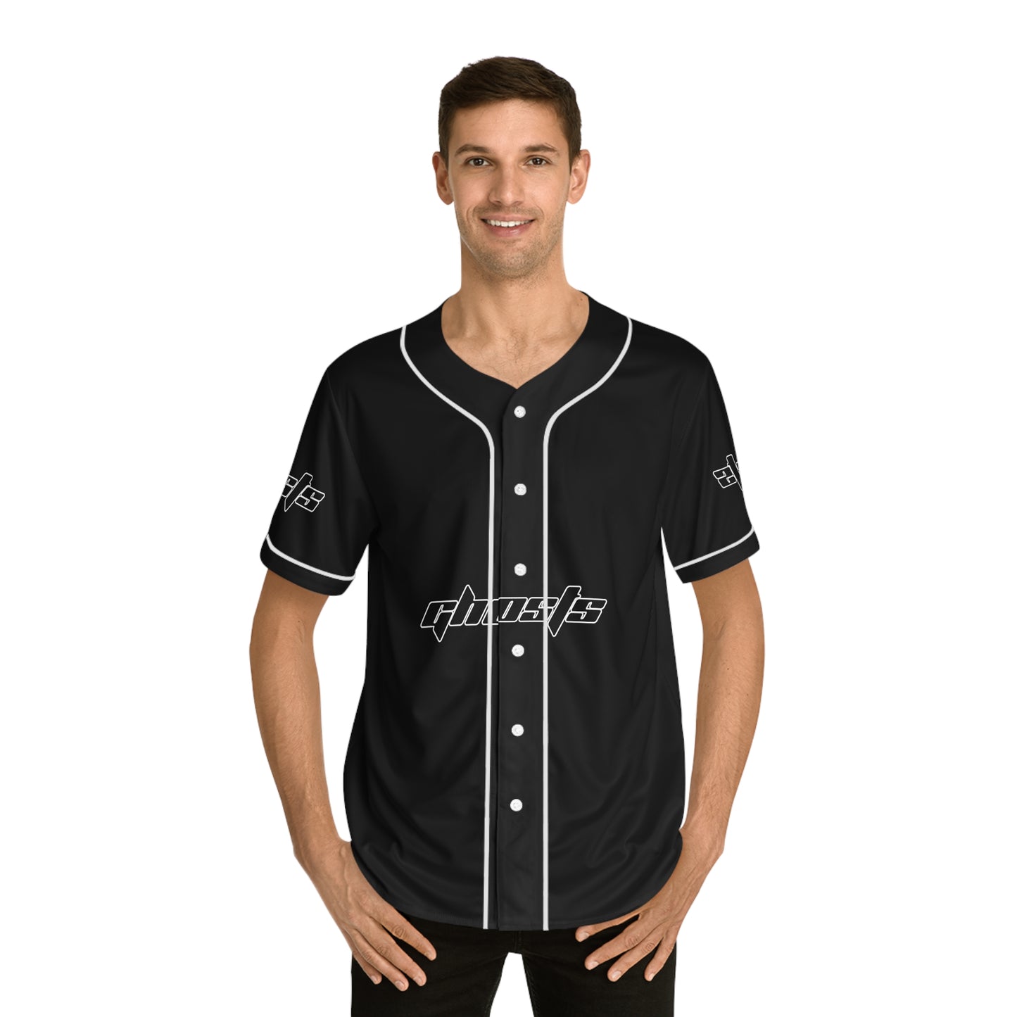 Men's Baseball Jersey Black