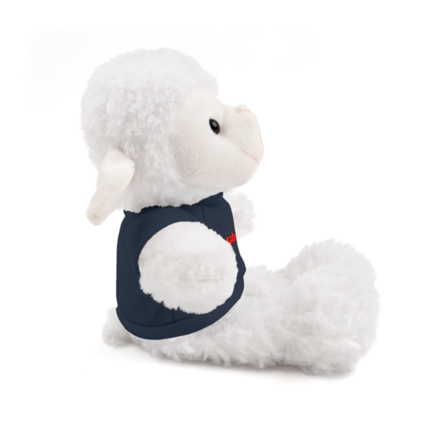 Stuffed Animals with Tee Red Letters