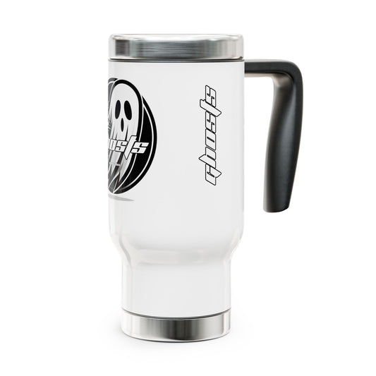 Stainless Steel Travel Mug with Handle, 14oz