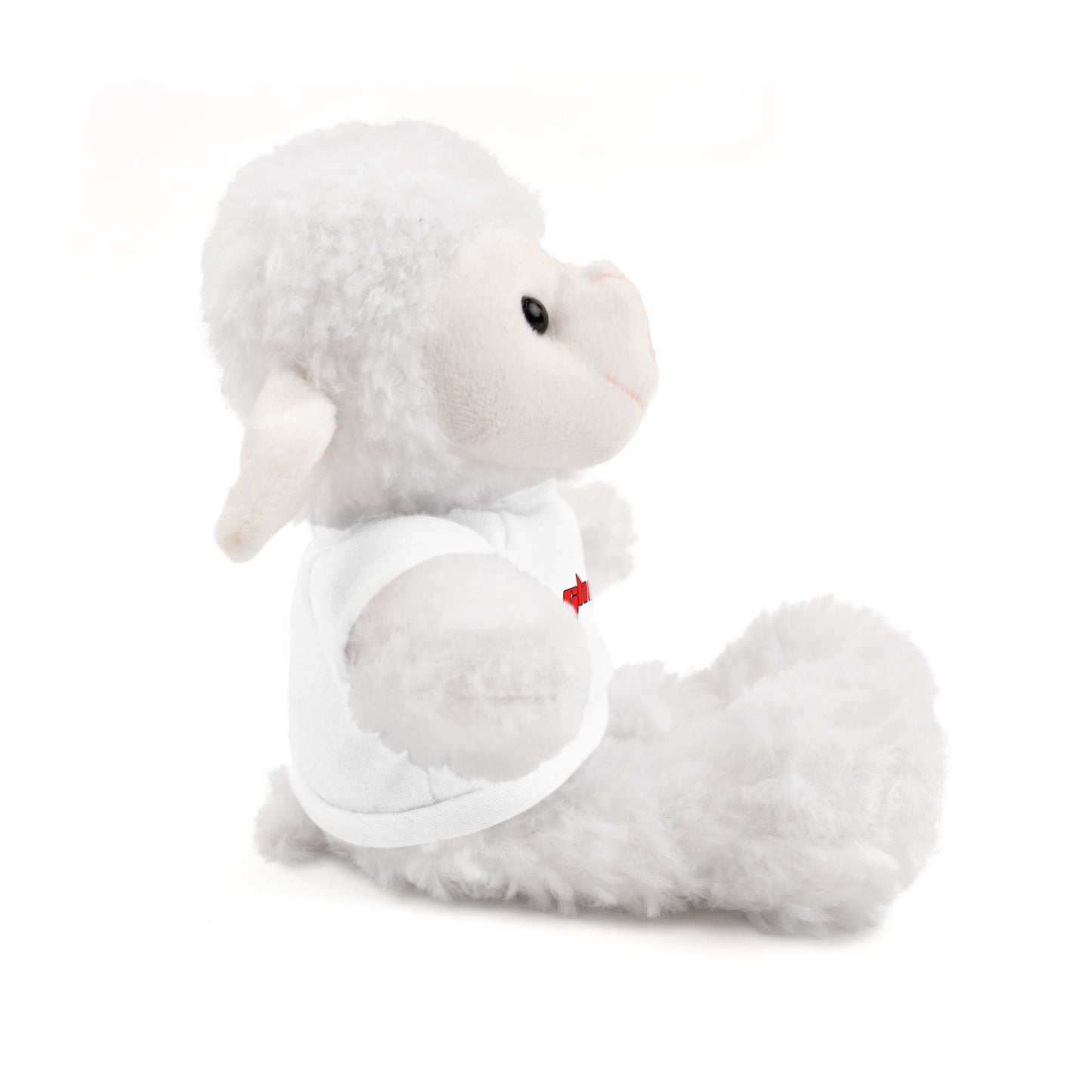 Stuffed Animals with Tee Red Letters